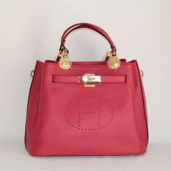 Cheap Hermes Kelly 33cm Togo Leather Bag Red 1688